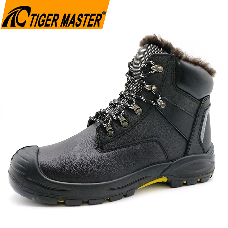 TM3328-Safety-shoes-800-800 Black Leather Winter Warm Safety Shoes with Steel Toe Dezi Associates Ltd
