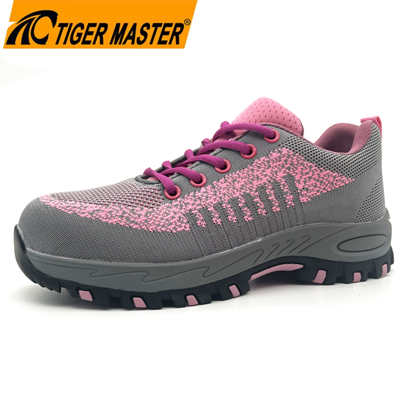TM3377-SAFETY-SHOES-800-800 Steel Toe Kevlar Midsole Pink Safety Shoes for Women Dezi Associates Ltd