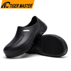 TM3393-kitchen-shoes-800-800 Black Anti-skid Steel Toe Eva Chef Safety Shoes for Kitchen Waterproof Dezi Associates Ltd