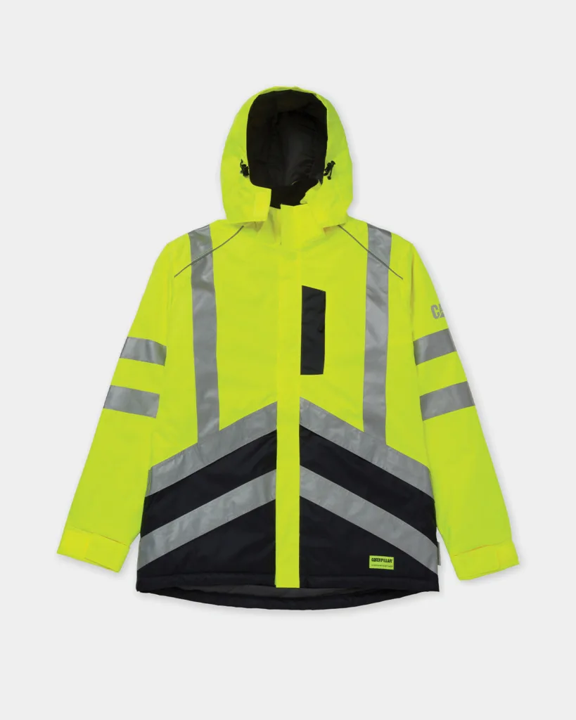 caterpillar-workwear-mens-hi-vis-waterproof-insulated-jacket-hi-vis-yellow_01 MEN'S H2O HI-VIS WATERPROOF INSULATED JACKET Dezi Associates Ltd