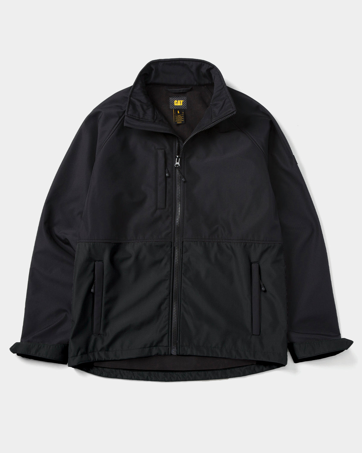 caterpillar-workwear-mens-ripstop-softshell-jacket-black_02 MEN'S RIPSTOP SOFTSHELL JACKET Dezi Associates Ltd