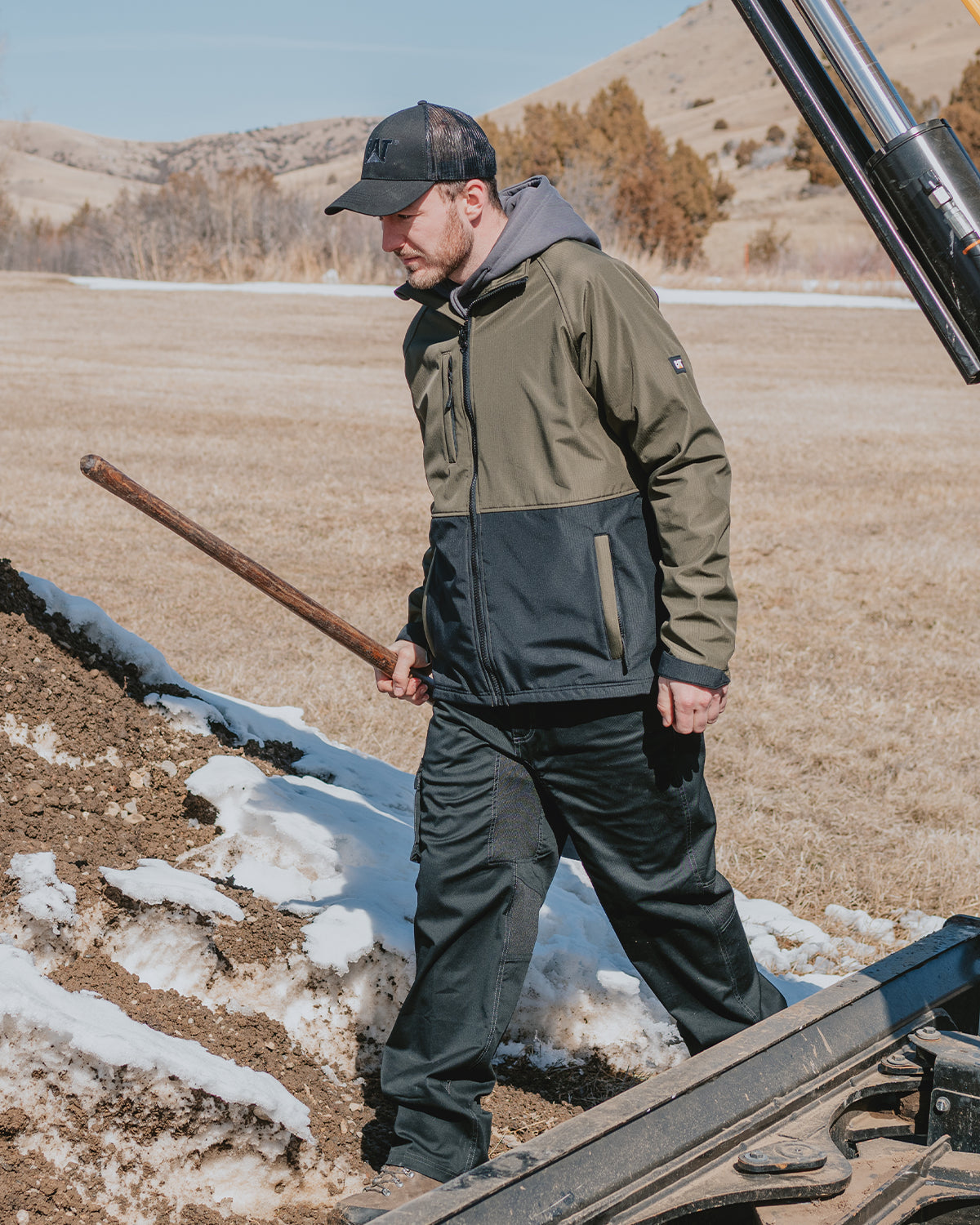 caterpillar-workwear-mens-ripstop-softshell-jacket-black_04 MEN'S RIPSTOP SOFTSHELL JACKET Dezi Associates Ltd