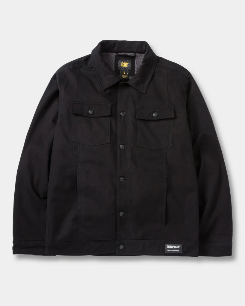 caterpillar-workwear-mens-trucker-jacket-black_01 MEN'S TRUCKER JACKET Dezi Associates Ltd