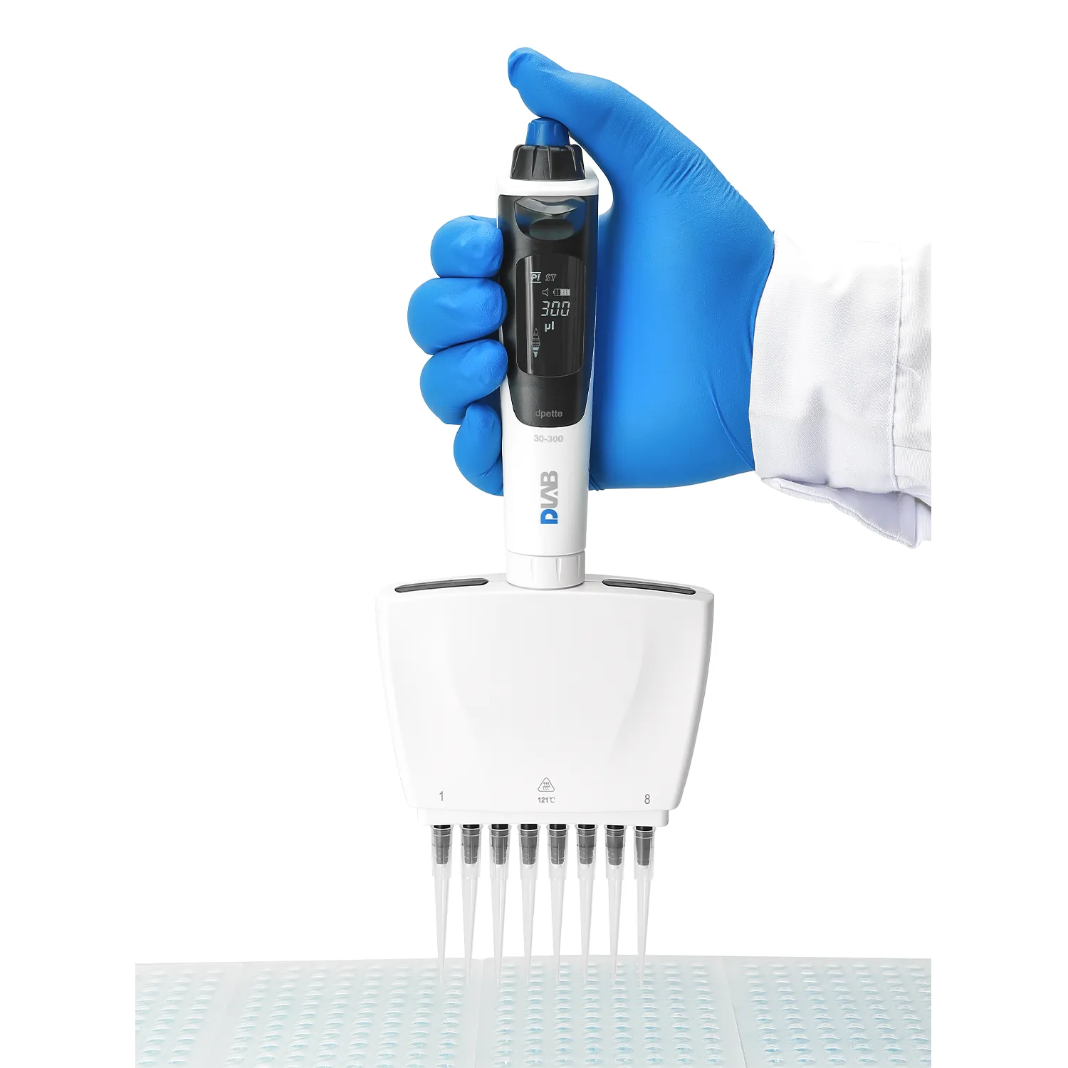 dPette+ Multi-functional 8-channel Electronic Pipette - Image 5