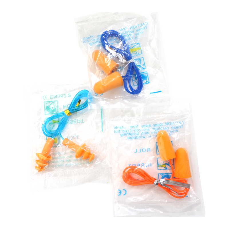 ear-plugs Noise Reduction PU Sponge Or Silicone Earplugs with Cord Dezi Associates Ltd