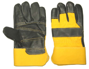 photo1-800-800 1275 black funiture leather rubber cuff working gloves Dezi Associates Ltd