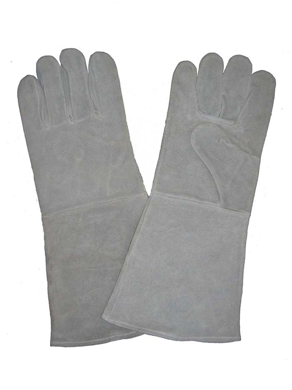 photo1-800-800 1306 unlined cow split leather welding worker gloves Dezi Associates Ltd
