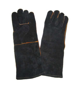 photo1-800-800 1312 black 16 inch cow split leather welding gloves Dezi Associates Ltd