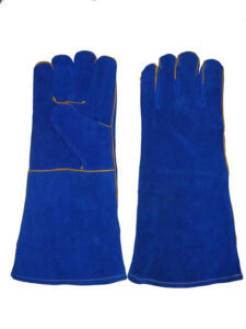 photo1-800-800 1315 Kevler sewing fully lined royal blue welding gloves Dezi Associates Ltd