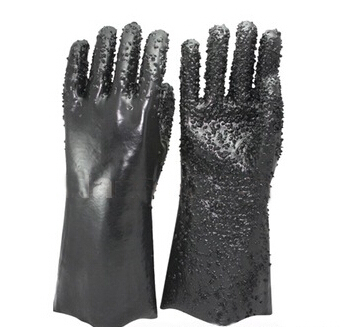 photo1-800-800 chemical PVC gloves with dots new style oil resistant Dezi Associates Ltd